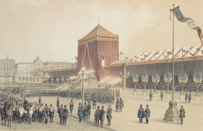 Proclamazione della Repubblica, 12 novembre 1848 da Jules Gaildrau